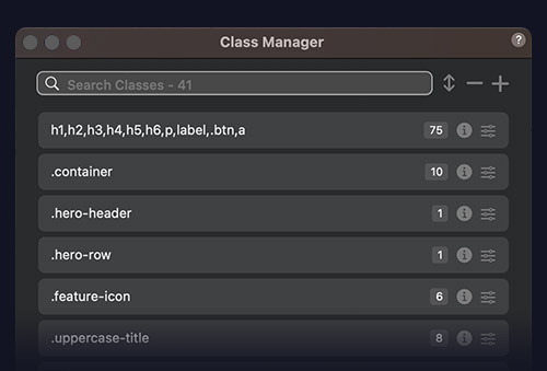 Class Usage Counter
