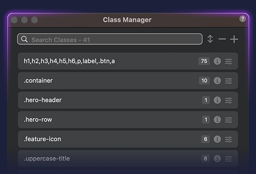 Class Usage Counter