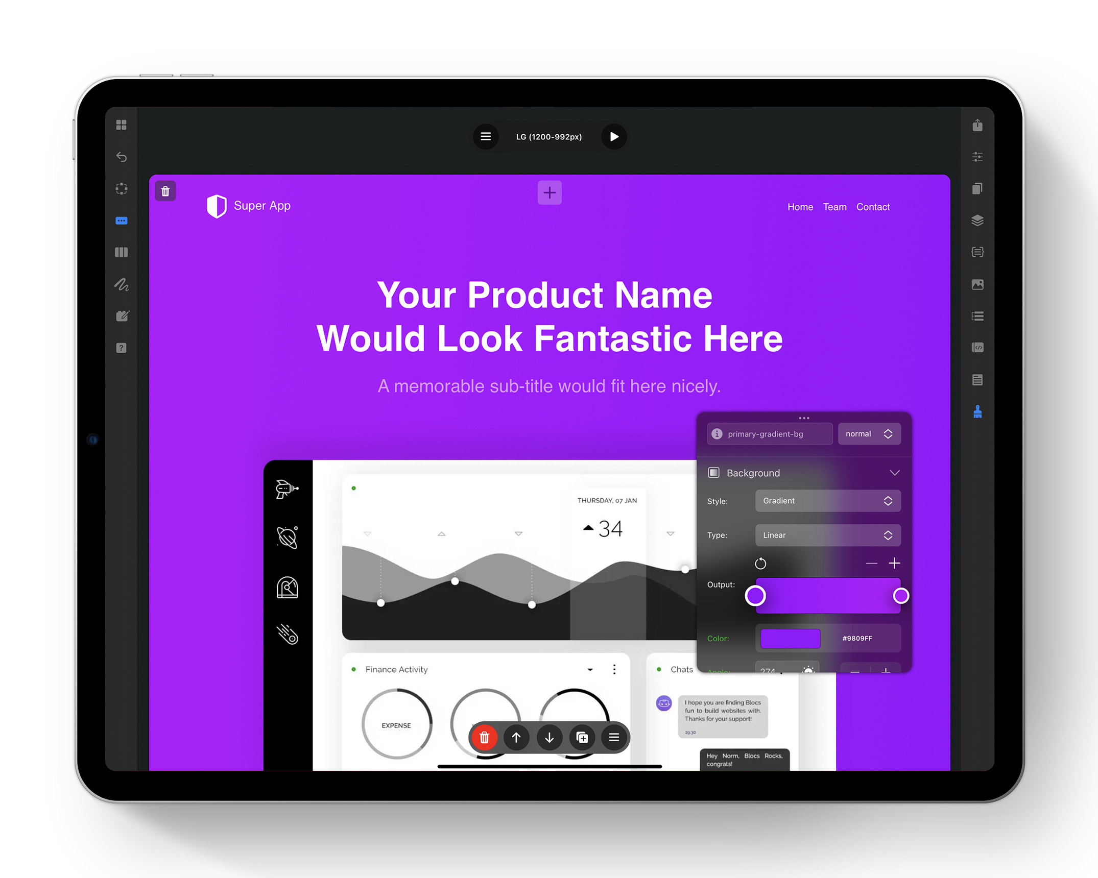 Blocs for iPad Screen Shot